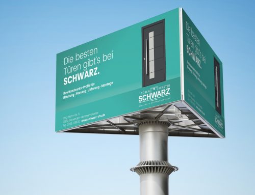 Da ist die Tür: Out of Home-Kampagne für SCHWARZ Türen & Fenster
